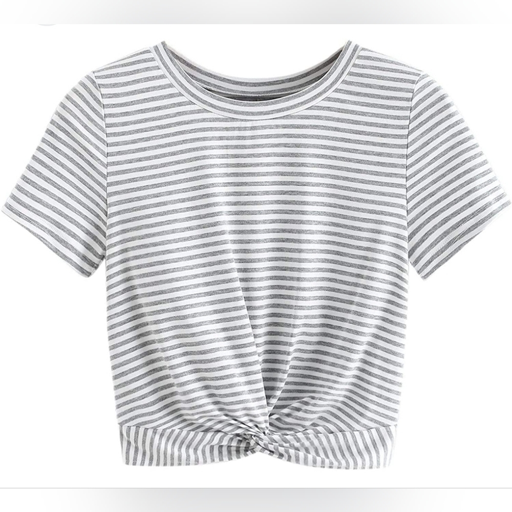 Cute Twist Front Crop Top